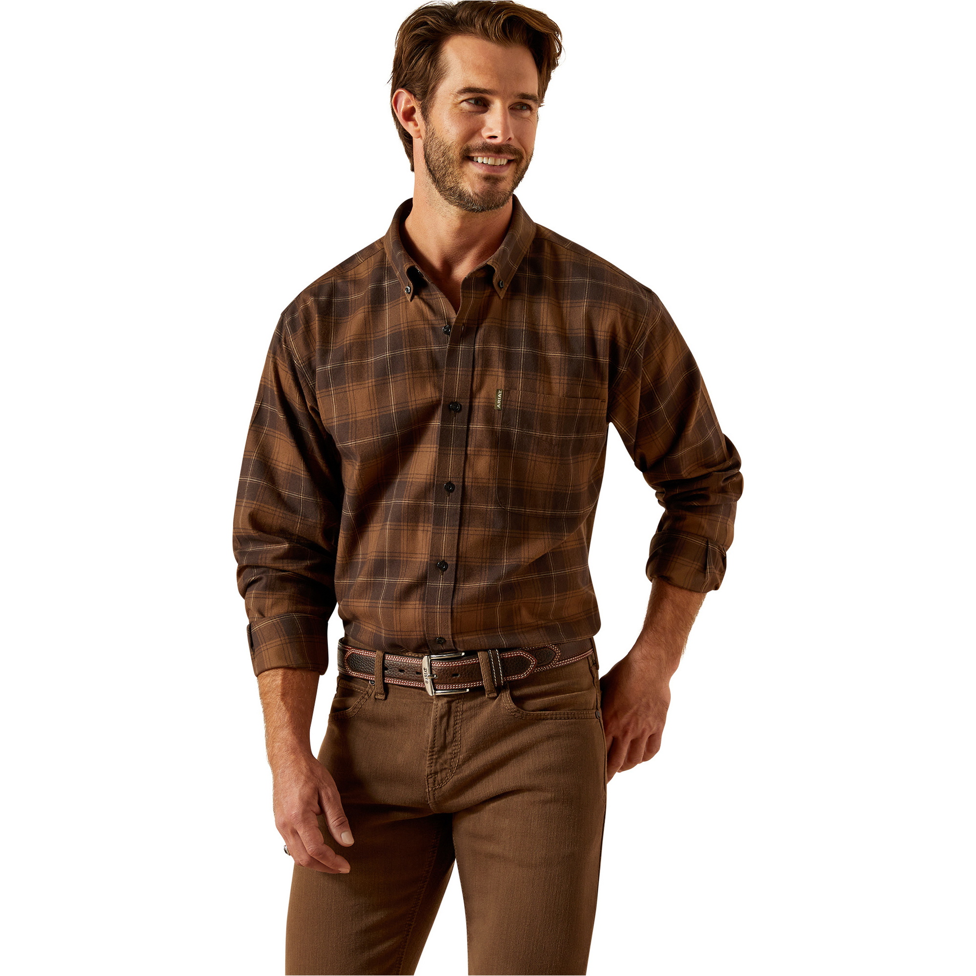 2025 Ariat Herren Clement Hemd 10062685 - Delicioso Plaid